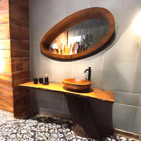 Nature’s Elegance Wooden Washroom Vanity