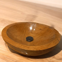 Handcrafted Solid Wood Vessel Basin