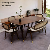 Verona Cane Dining Set