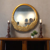 Golden Flow | Wall Mirror