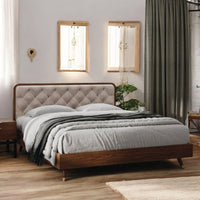 Oslo Tufted Wood Bed |