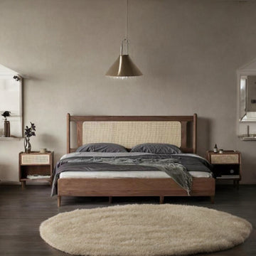 Bali Cane Wood Bed